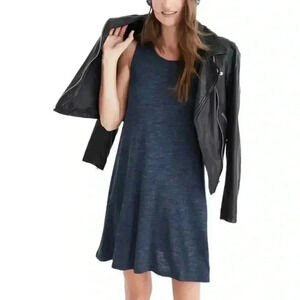 Madewell Highpoint Tank Dress Heather Indigo Size Medium‎